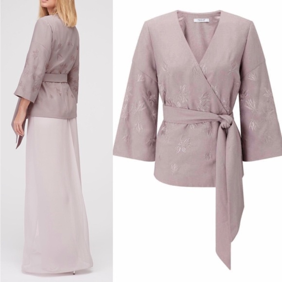 Jacques Vert kimono blazer lavender - Picture 2 of 5